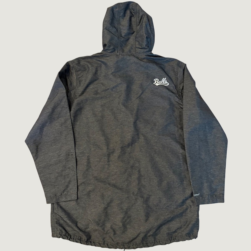Under Armour Storm1 Durham Bulls Jacket Mens 2XL Gray Hooded Full Zip Rain Coat - Picture 2 of 12